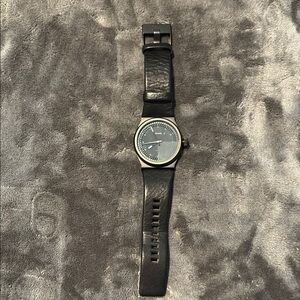 Diesel Black and Silver Minimalist Watch